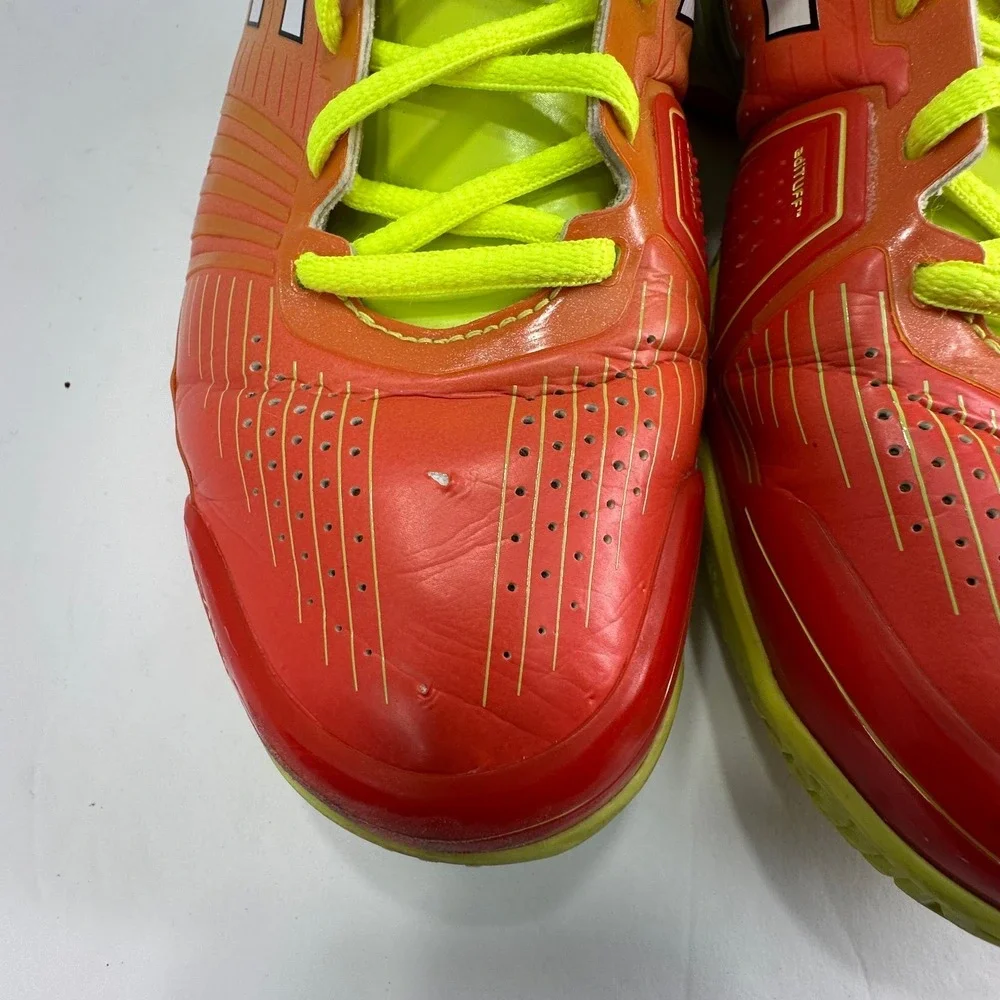 Adidas Adizero Indoor Court Shoes Neon Orange Yellow Men's 11.5 Handball VBall